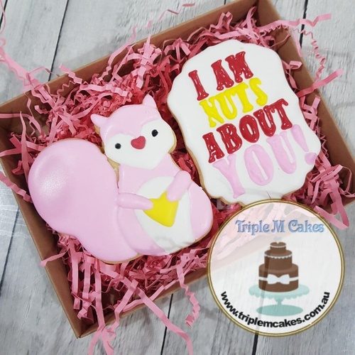 NUTS ABOUT YOU - Valentine's Cookie Gift Box Set