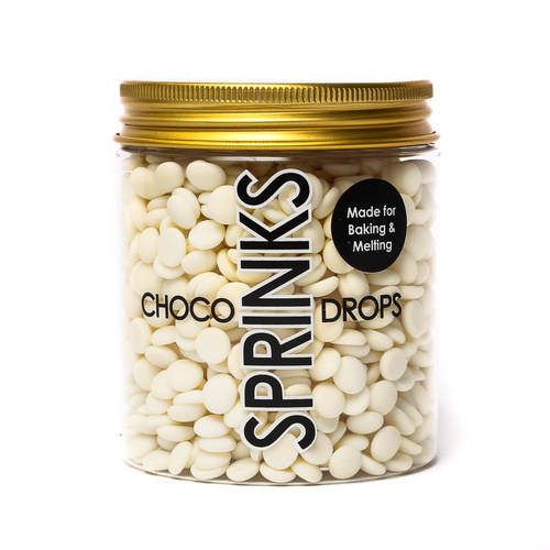 Sprinks Choco Drops - WHITE (200g)