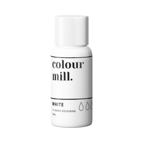 WHITE Colour Mill Oil Based Colouring - 20mL