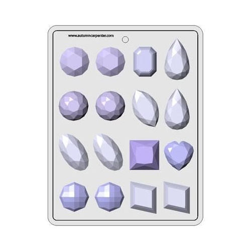 Gems Large Hard Candy Mould
