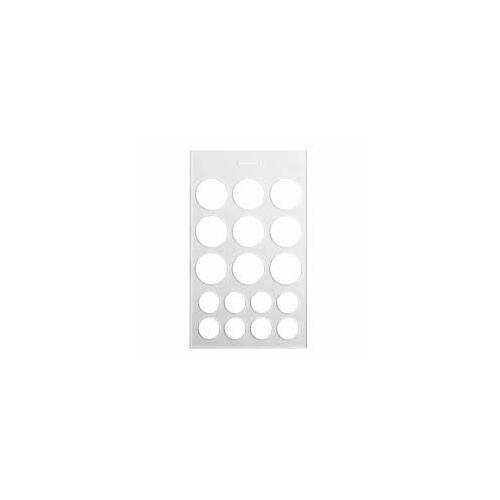 Circle Chocolate Template (Chablon)