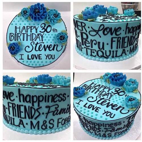 Writing and Piping Flowers on Cakes Workshop 30th January 2021