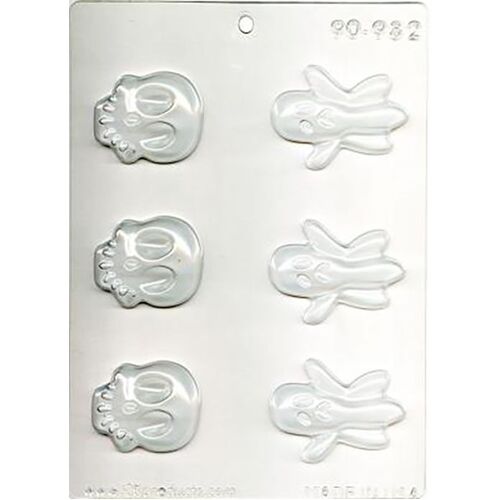 SKULLS & GHOSTS Chocolate Mould