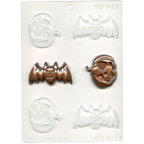 BATS & PUMPKINS Chocolate Mould