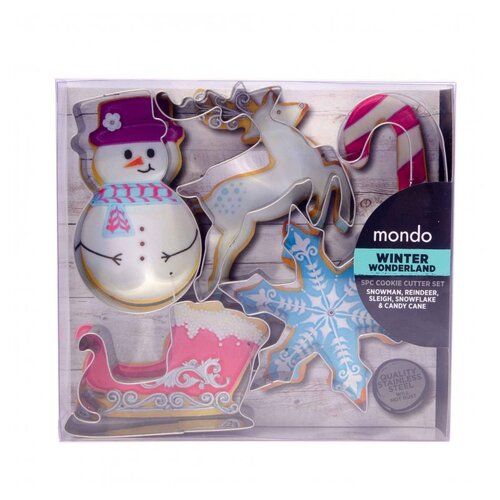 WINTER WONDERLAND 5pc Cookie Cutter Set