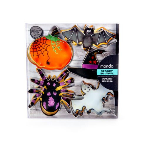 SPOOKY HALLOWEEN 5pc Cookie Cutter Set