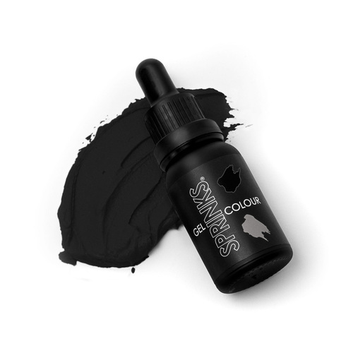 BLACK Sprinks Gel Colour 15mL