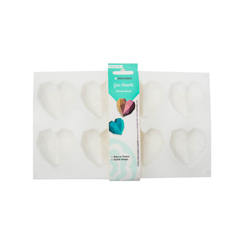 GEO HEARTS Silicone Mould