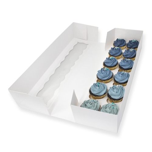 Long Cupcake Box + Insert (12 Cavity)