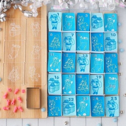 COOKIE DEBOSSER - Christmas Advent Calendar