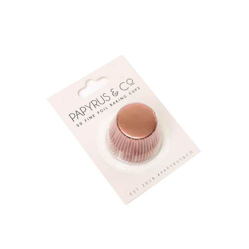 Mini ROSE GOLD Baking Cups 50pcs (35mm)