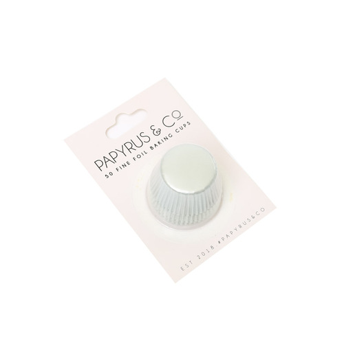 Mini WHITE Baking Cups 50pcs (35mm)