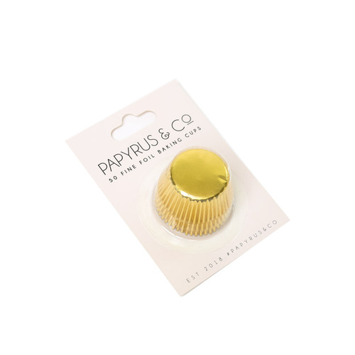 Mini GOLD Baking Cups 50pcs (35mm)