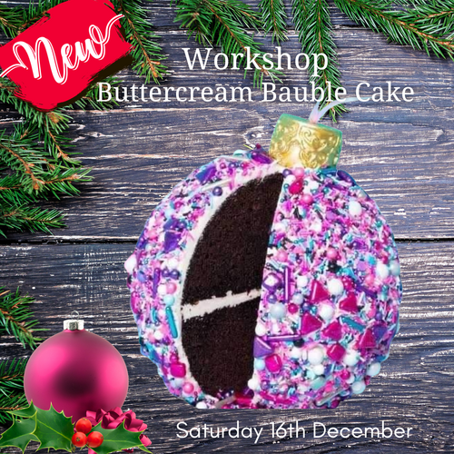 Buttercream Bauble Christmas Cake Workshop