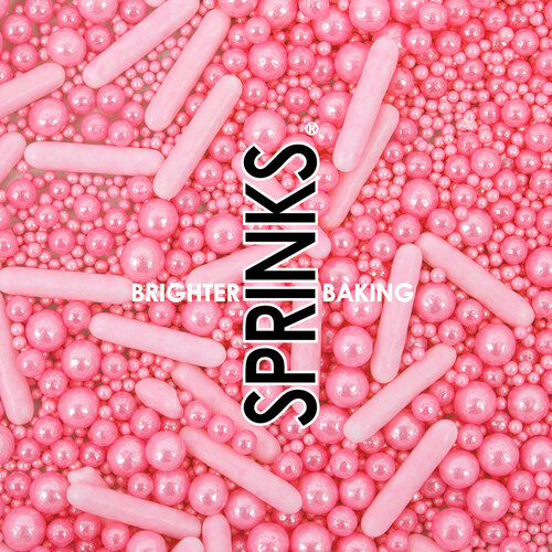 BUBBLE & BOUNCE PINK Sprinkles (75g)