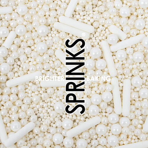 BUBBLE & BOUNCE WHITE Sprinkles (75g)