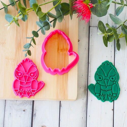 KOOKABURRA CHICK Fondant Stamp & Cookie Cutter Set