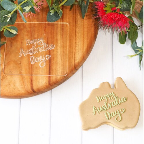 FONDANT DEBOSSER - Happy Australia Day