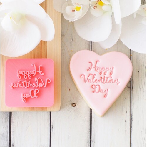 FONDANT EMBOSSER - Happy Valentine's Day