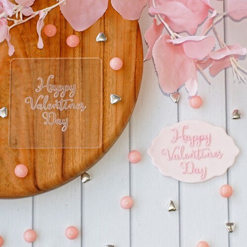 FONDANT DEBOSSER - Happy Valentine's Day