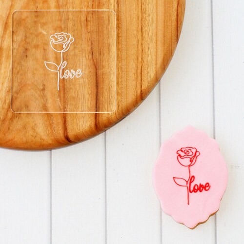 FONDANT DEBOSSER - Love with Rose
