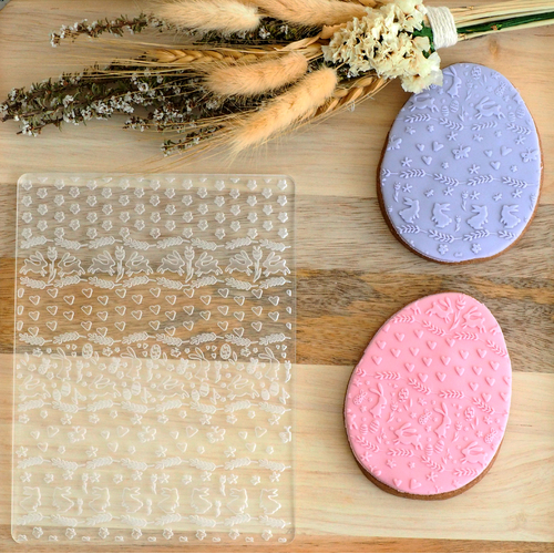 FONDANT DEBOSSER - Easter Egg Pattern Background