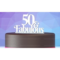 50 & Fabulous - White