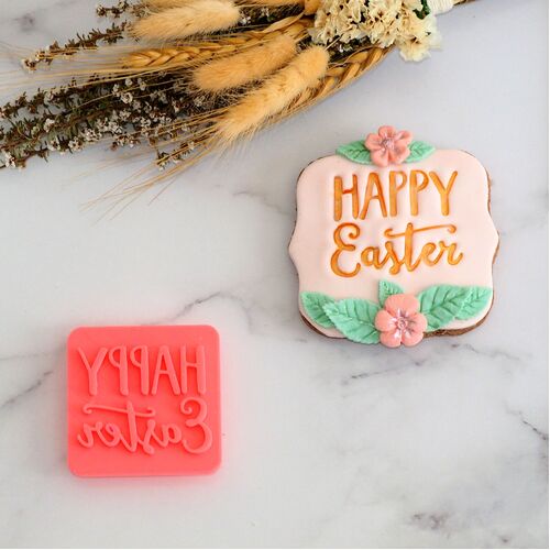 FONDANT EMBOSSER - Happy Easter (Funky)