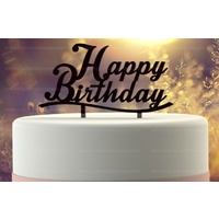 Happy Birthday - Black