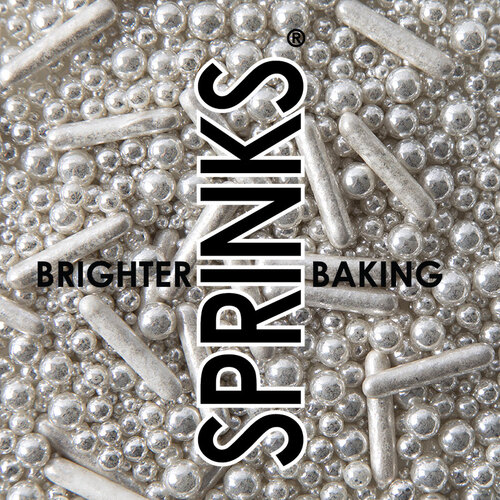 BUBBLE & BOUNCE SILVER Sprinkles (75g)