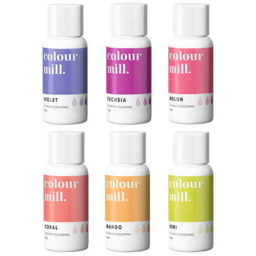 TROPICAL Colour Mill Oil Based Colouring 6 pack - 20mL