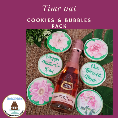 Mother's Day Cookies & Bubbles Gift Box