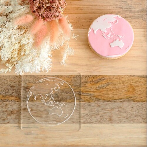 FONDANT DEBOSSER - World Globe