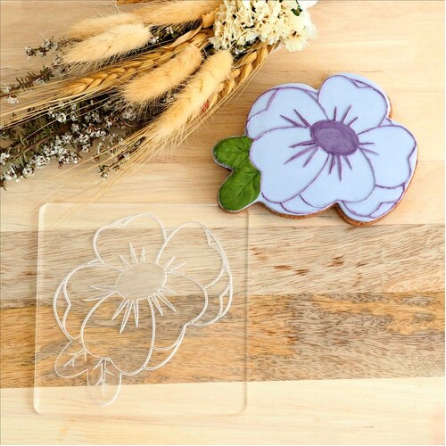 FONDANT DEBOSSER - Poppy Flower