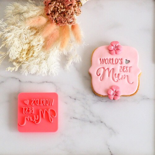FONDANT EMBOSSER - World's Best Mum