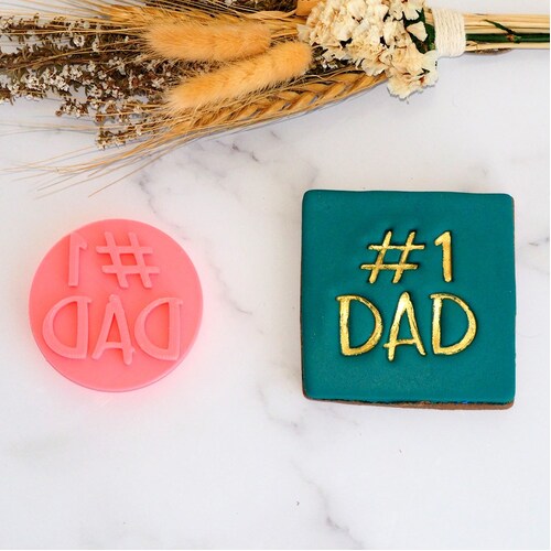 FONDANT EMBOSSER - # 1 Dad