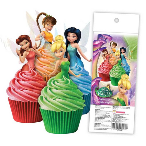 DISNEY FAIRIES | Edible Cupcake Toppers | 16 Pieces