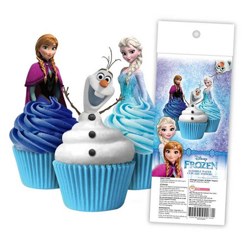 DISNEY FROZEN | Edible Cupcake Toppers | 16 Pieces