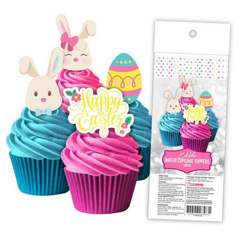 EASTER | Edible Cupcake Toppers | 16 Pieces
