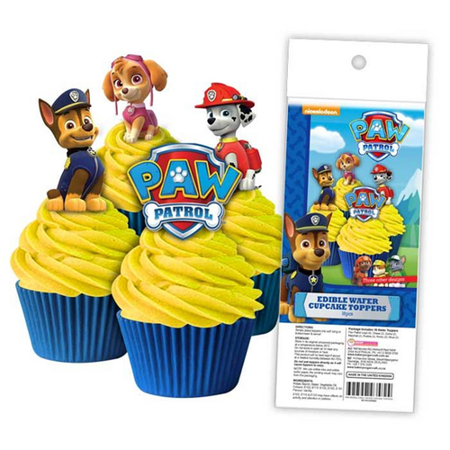 PAW PATROL | Edible Cupcake Toppers | 16 Pieces