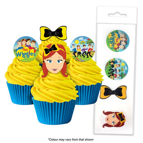 THE WIGGLES | Edible Cupcake Toppers | 16 Pieces