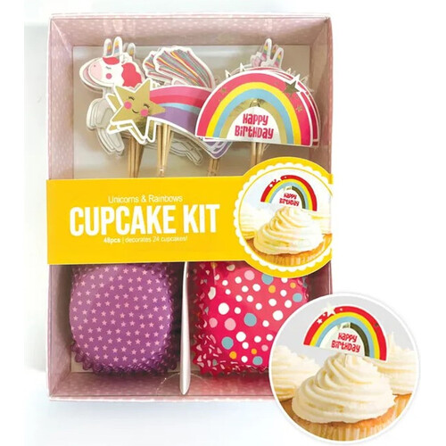Cupcake Kit - UNICORNS & RAINBOWN