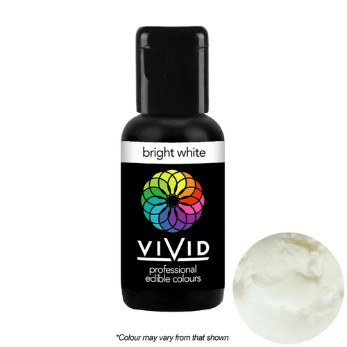 Vivid | BRIGHT WHITE | Gel Colour | 21g
