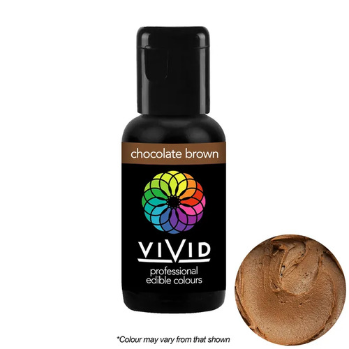 Vivid | CHOCOLATE BROWN | Gel Colour | 21g