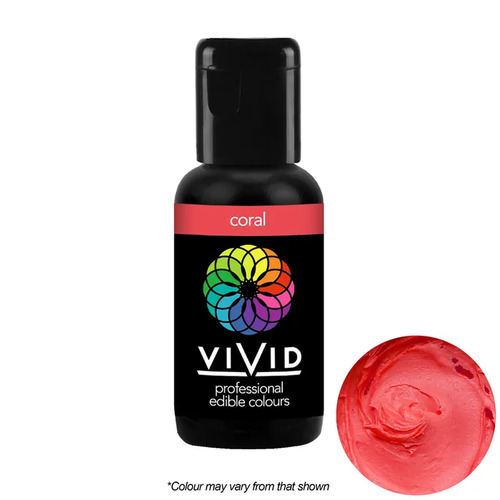 Vivid | CORAL | Gel Colour | 21g