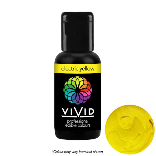 Vivid | ELECTRIC YELLOW | Gel Colour | 21g