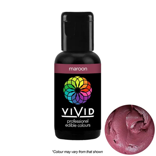 Vivid | MAROON | Gel Colour | 21g