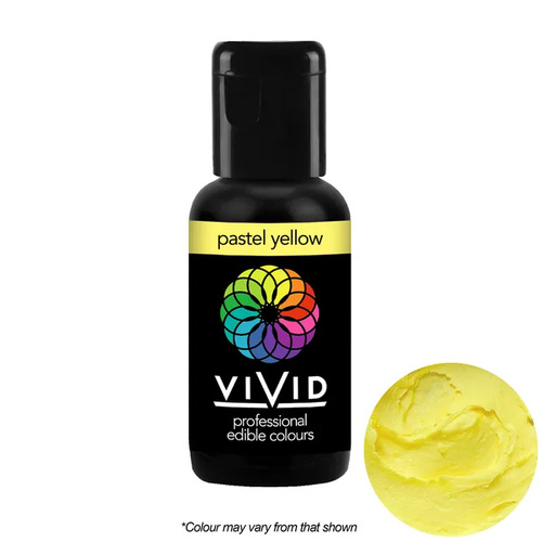 Vivid | PASTEL YELLOW | Gel Colour | 21g