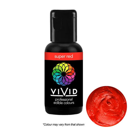 Vivid | SUPER RED | Gel Colour | 21g