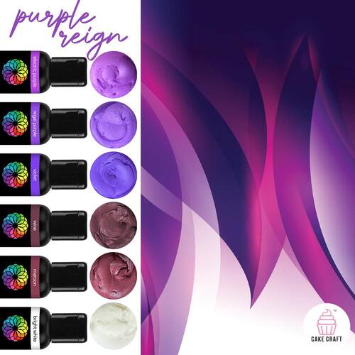 VIVID | PURPLE REIGN 6 PACK | GEL COLOURS | 6 x 21G